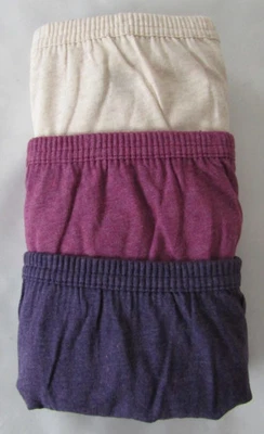 Jockey Elance 100% Cotton Brief Underwear - Women's Size 8 - 3 Pack - New - Image 1 of 2