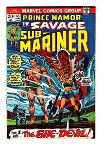 SUB-MARINER 65 (VF+ 8.5) VIRAGO il DIAVOLO / 1973 ETÀ DEL BRONZO /ROMITA SR. CVR* - Foto 1 di 2