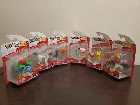 Pokemon Battle Figure Pack Includes 6 Jazwares Figures Check Pictures Cover