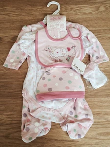 Just Too Cute Pink Elephant 5-teiliges Baby Geschenkset - Bild 1 von 2
