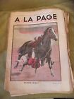"A la page n°88 November 1931 Acrobatics on horseback"