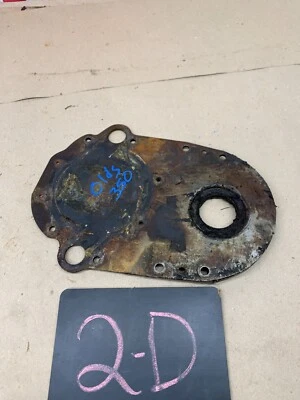 1966 1967 Oldsmobile Cutlass 442 F85 water pump plate timing cover 330 400 GM OE - Image 1 of 4