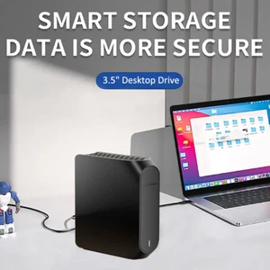 8TB 12TB 16TB 18TB 3.5 Zoll HDD Desktop Externe Festplatte USB 3.2 für PC Laptop - Afbeelding 1 van 19