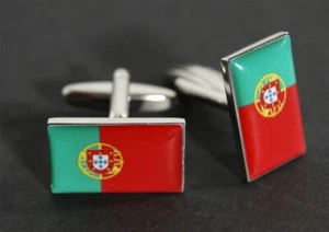 Manschettenknöpfe Flagge Portugal - 18 x 12 mm - Picture 1 of 1