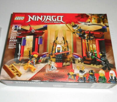 LEGO Ninjago Masters of Spinjitzu Throne Room 70651 221 Piece Building Set Toy - Image 1 of 3