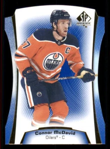 2021-22 SP Authentic Die Cuts Blue #DC1 Connor McDavid - Picture 1 of 2