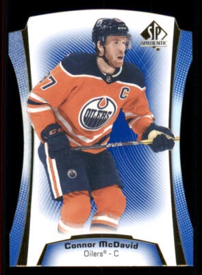 2021-22 SP Authentic Die Cuts Blue #DC1 Connor McDavid - Image 1 of 2