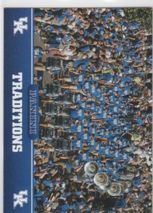 TRADITIONS TEAM CARD 2016 KENTUCKY COLLEGIATE #10 GOLD PARALLEL SERIAL #'D /25