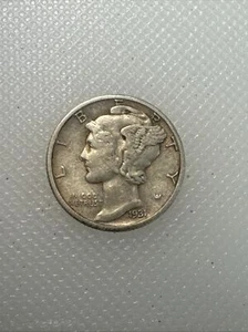1931 D Mercury Dime TH - Picture 1 of 2