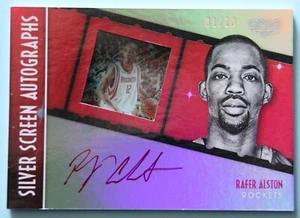 2015-16 Panini Gala Silver Screen Autogramme Rafer Alston Auto #1/10 Raketen - Bild 1 von 3