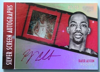 2015-16 PANINI GALA  SILVER SCREEN AUTOGRAPHS RAFER ALSTON AUTO #1/10 ROCKETS - Image 1 of 3