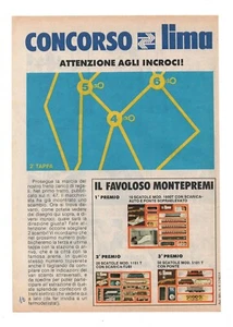 PUBBLICITÀ ADVERTISING WERBUNG ITALIAN CLIPPING 1976 LIMA CONCORSO TRENINI - Picture 1 of 1