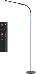 tomons Stehlampe LED Stehleuchte RGB Fernbedienung Speicher Dimmbar Leselampe - Bild 1 von 9