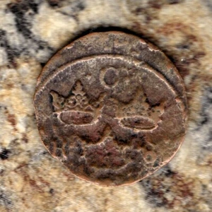 SWEDEN - BEAUTIFUL HISTORICAL HAMMERED  CHRISTINA COPPER  1/4  ÖRE, 1635 - Picture 1 of 3