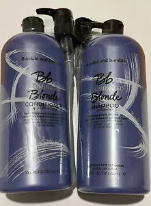 SHAMPOO & CONDITIONER Bumble and Bumble Illuminated Blonde Duo Set 1 L Each B57 - Picture 1 of 7