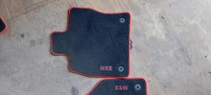 2015 Volkswagen VW GTI floor mats red piping - Picture 1 of 4