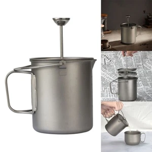 Foldable Handle French Press Pot for Easy Coffee Making 750ml Capacity - Picture 1 of 3