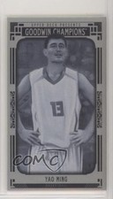 2015 Upper Deck Goodwin Champions Cloth Minis Lady Luck Back /50 Yao Ming HOF
