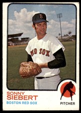 1973 Topps Sonny Siebert . Boston Red Sox #14