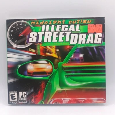Midnight Outlaw Illegal Street Drag (PC, 2003) Brand New Sealed Windows Computer - Image 1 of 4