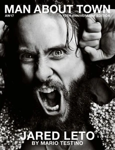 JARED LETO MAN ABOUT TOWN Magazine F/W 2017 Neymar Jr JORDAN BARRETT Taylor Hill - Picture 1 of 4