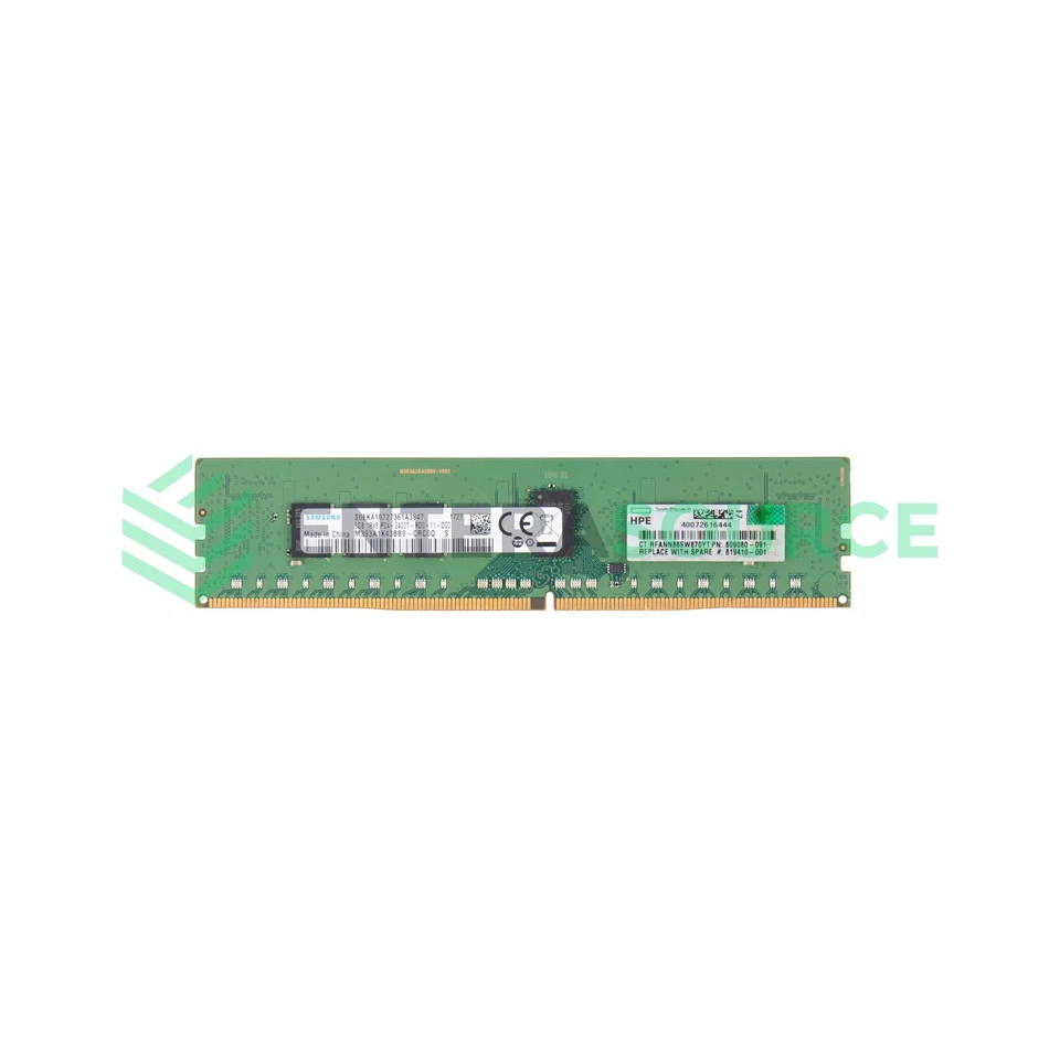 Samsung M393A1K43BB0-CRC0Q 8GB DDR4-2400T PC4-19200T 1Rx8 Server Memory Module - Image 1 of 1