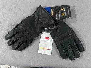 wells lamont gloves Black Water Resistant Leather - Picture 1 of 4