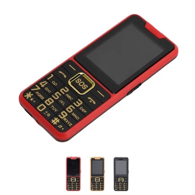 Big Key Phone Ultra Thin 2.6in 2 Flashlight BT 0.3MP Camera Voice Announcement - Image 1 of 4