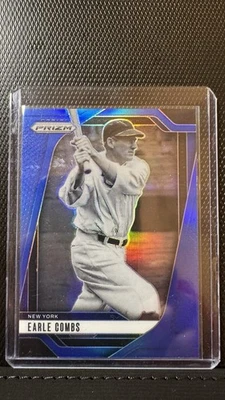 Panini Prizm 2025 - Earle Combs New York Yankees Blue Prizm/199 (#110) Foto 1 de 2