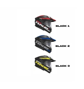 CASCO RIDER MODULAR TENERE DESIERTO NEGRO - Imagen 1 de 3