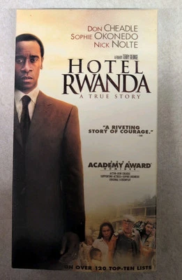 Hotel Rwanda (VHS, 2005) Don Cheadle Joaquin Phoenix **Buy 2 Get 1 Free** Foto 1 de 3