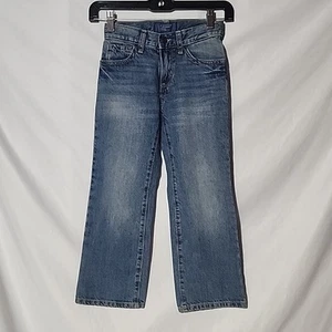 NEW - Size 5 - OLD NAVY Medium Blue Boot Cut Jeans - Adjustable Waist - Picture 1 of 8