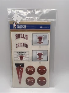 New Old Stock Chicago Bulls Tattoo Variety Pack von Rico UVP 7,99 $ - Bild 1 von 2
