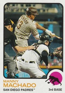 2022 Topps Heritage Base Short Print SP #482 Manny Machado - Padres - Bild 1 von 1