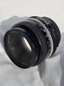 Nikon Nikkor 50mm f/1.8 Ai Standard MF Manual Lens Authentic Japanese Glass EX++ - Picture 1 of 8