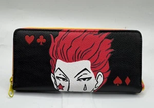 Hunter X Hunter Hisoka Cardsuits Zip Around Wallet Faux Leather Anime - Picture 1 of 5