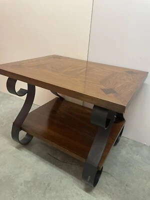 Vintage Lane End Table Rectangular 2 Tier Side Table RARE Heavy Duty Coffee - Image 1 of 4