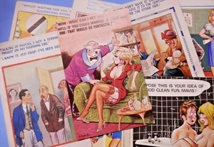 Comic Post Cards Saucy Seaside Humour Bamforth Pedro 1930s - 89 Select from Menu - Picture 1 of 49
