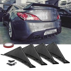 Rear Bumper Diffuser Splitter Shark Fins Spoiler For Hyundai Genesis Coupe GT - Bild 1 von 11