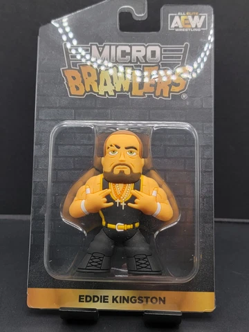 AEW Micro Brawler EDDIE KINGSTON Elite Crate EXCLUSIVE Wrestling Figure NEW Cover