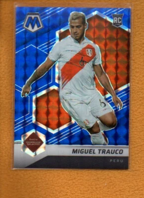 Miguel Trauco 2021-22 Panini Mosaic FIFA Rookie Blue Prizm RC #41 /99 Peru - Image 1 of 4