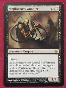 Magic The Gathering FIFTH DAWN MEPHIDROSS VAMPIRE black card MTG - Picture 1 of 2