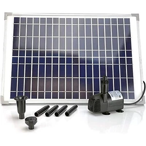 AEO Solar Water Pump Kit:DC 370GpH Water Pump with 20W Solar Panel - Picture 1 of 8
