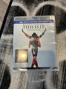 Michael Jackson 3D Blu-ray This Is It Enhanced Edition Pop Music BRAND NEW - Picture 1 of 2
