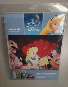 Wonderful World of Disney Fabric Art Alice in Wonderland Merry Un-Birthday NEW - Picture 1 of 4