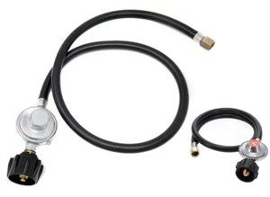 3 ft. Propane Regulator Hose Rubber, Gas One 2106 Replacement Grill Part Burners - Picture 1 of 11