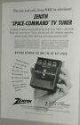 1956 ZENTHE TV advertisement, Zenith Space-Commander, television remote 