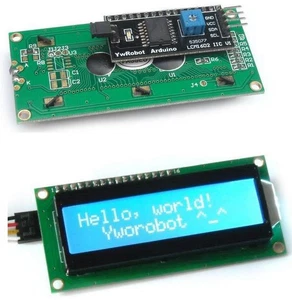 IIC/I2C/TWI/SPI Serial Interface 1602 16X2 Character Blue LCD Module Display - Picture 1 of 1