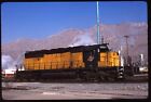 Original Rail Slide - Cnw Chicago & North Western 6919 Salt Lake City Ut 12-1988
