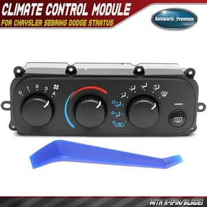 HVAC A/C Climate Control Switch Module Panel for Chrysler Sebring Dodge Stratus - Picture 1 of 9